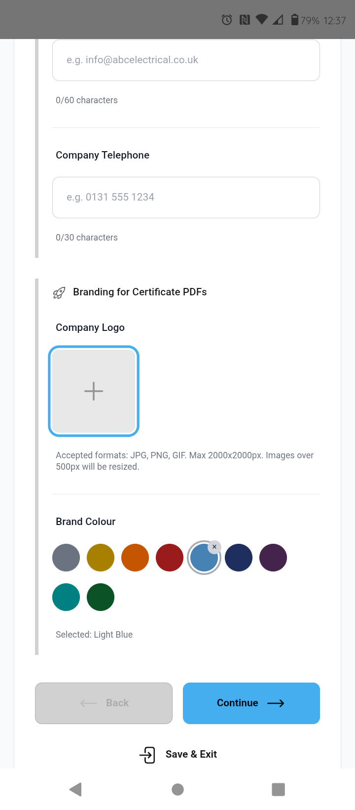 Add Logo & Branding to PDFs
